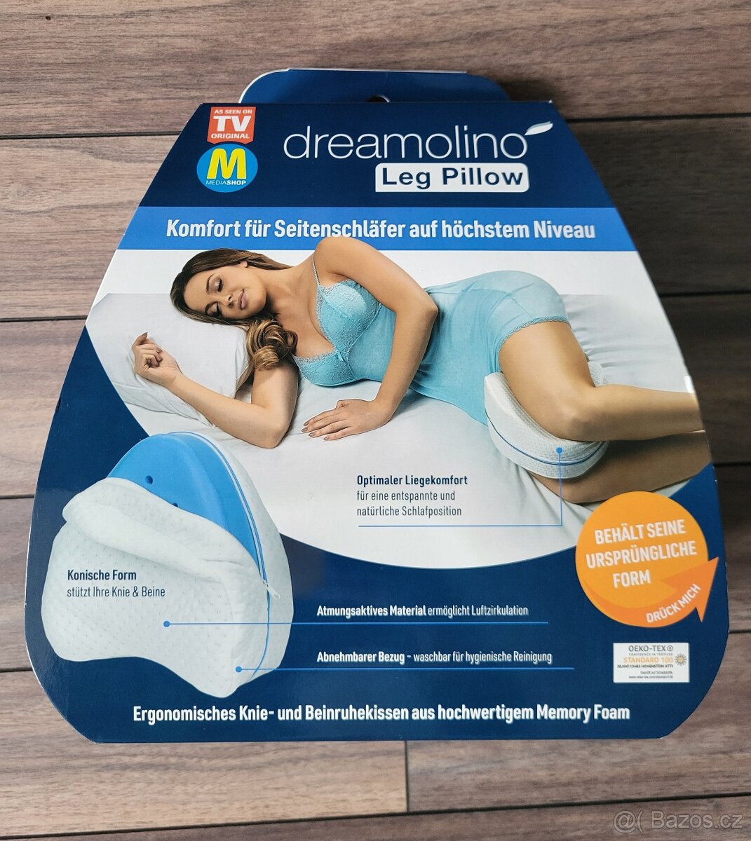 Ergonomický polštář na nohy Dreamolino Leg Pillow. 