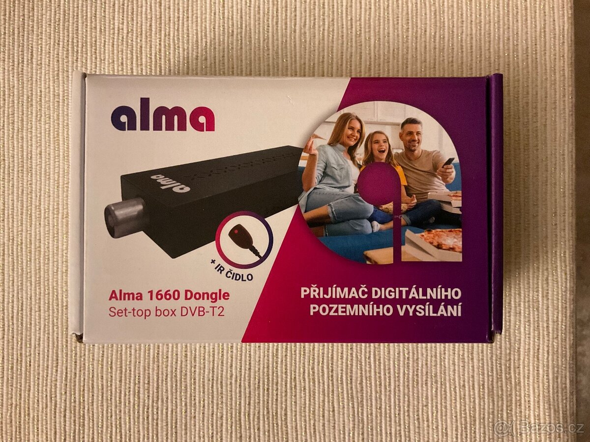 Miniaturní Set-top box ALMA 1660 Dongle DVB-T2/HEVC – Skryjt