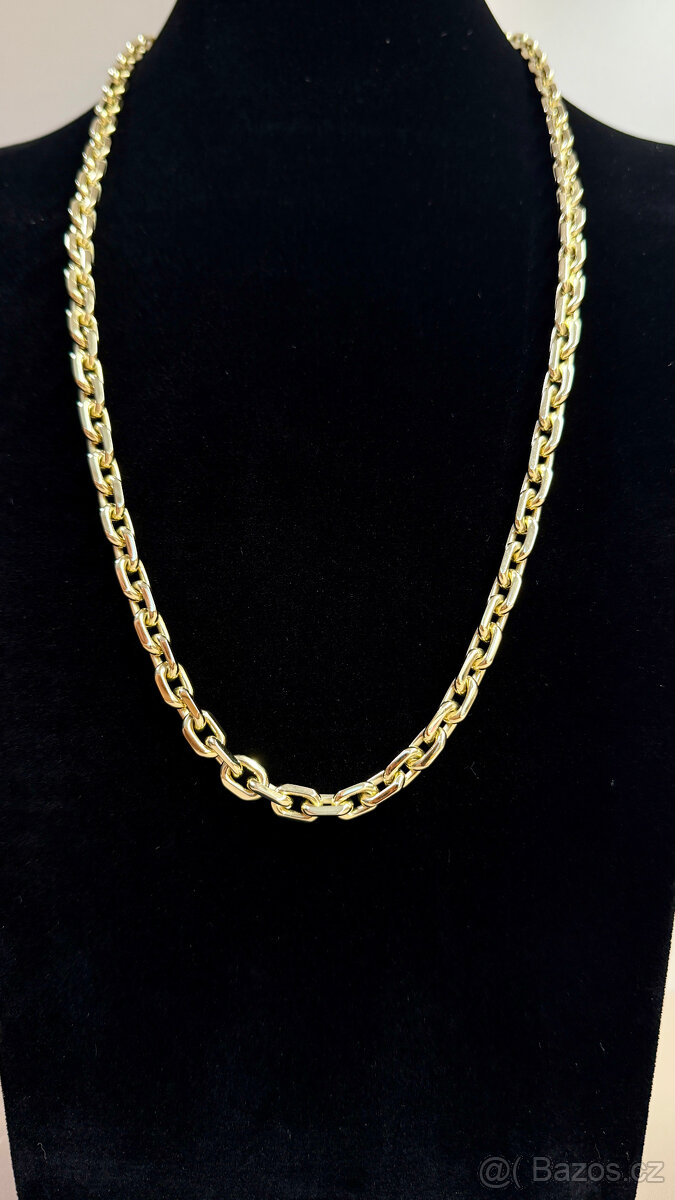 zlatý řetízek anker pilka 14k 585/1000 106,15g