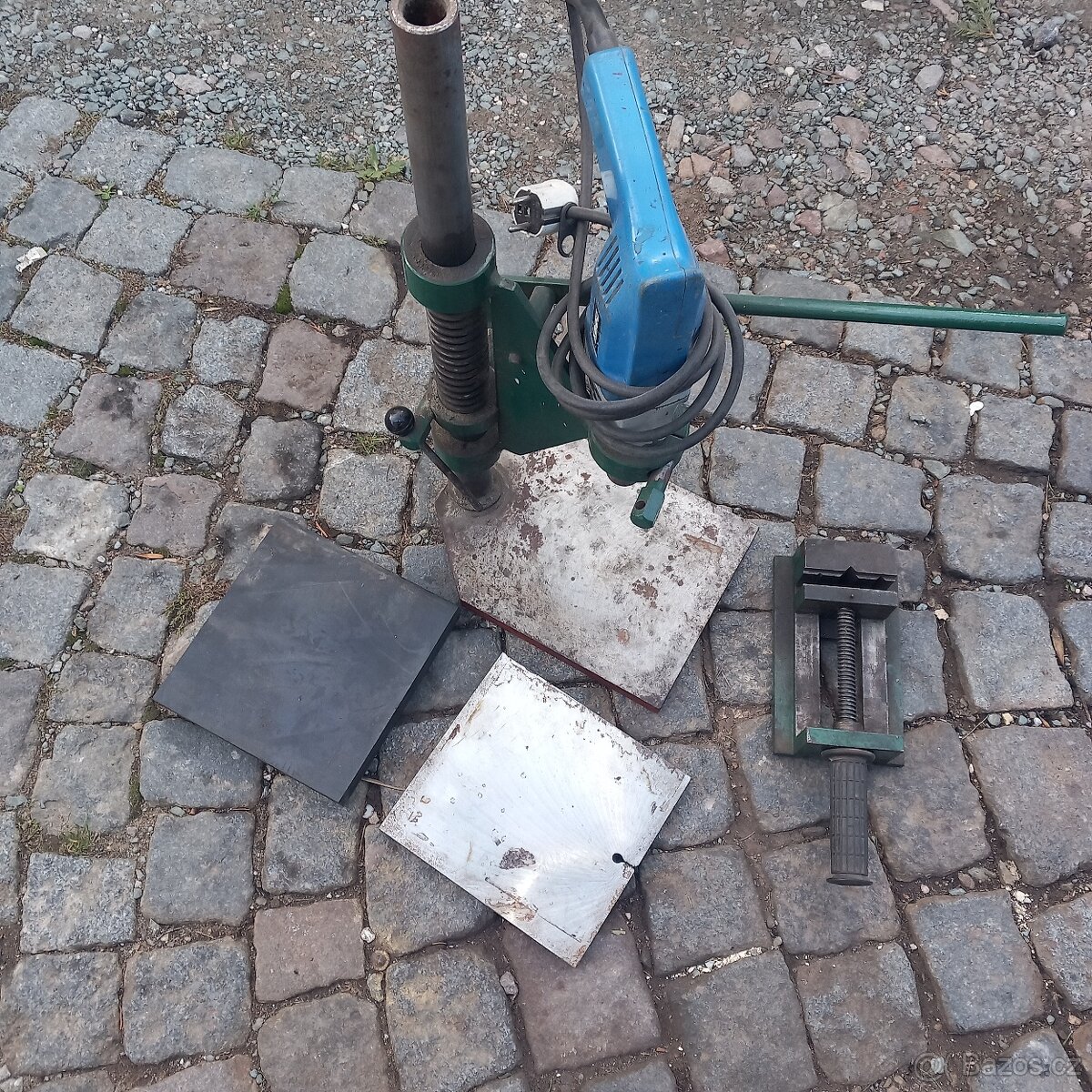 Stojanová vrtacka vrtacka narex +svěrák