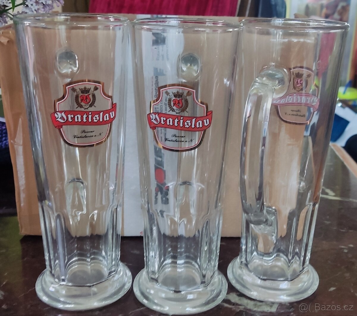 Konvolut pivní sklenice, půllitr