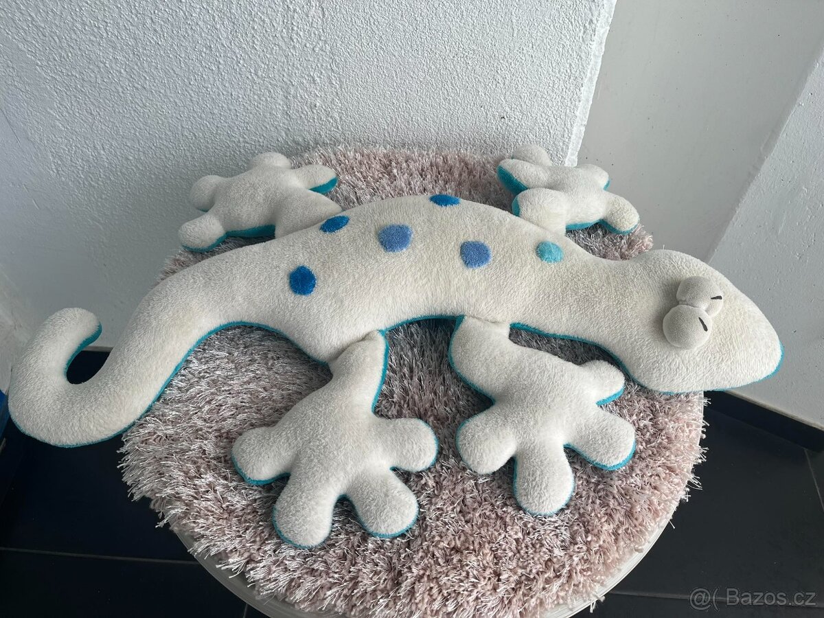Velká plyšová ještěrka 90 cm