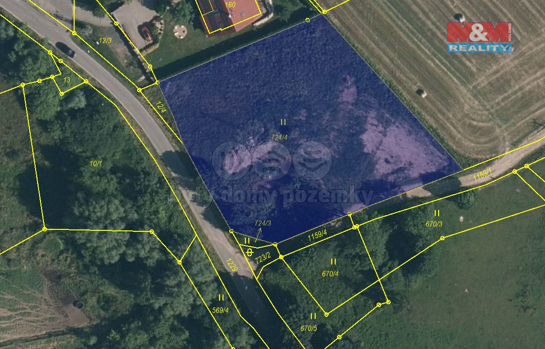 Prodej pozemku k bydlení, 1100 m², Chrastava