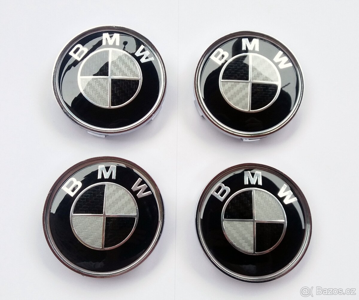 BMW středové pokličky karbon 68mm