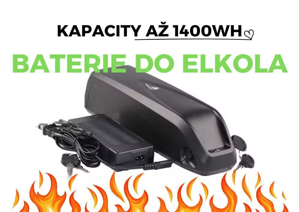 🔋 NOVÁ BATERIE DO ELEKTROKOLA 🔥 největší kapacity v ČR, le