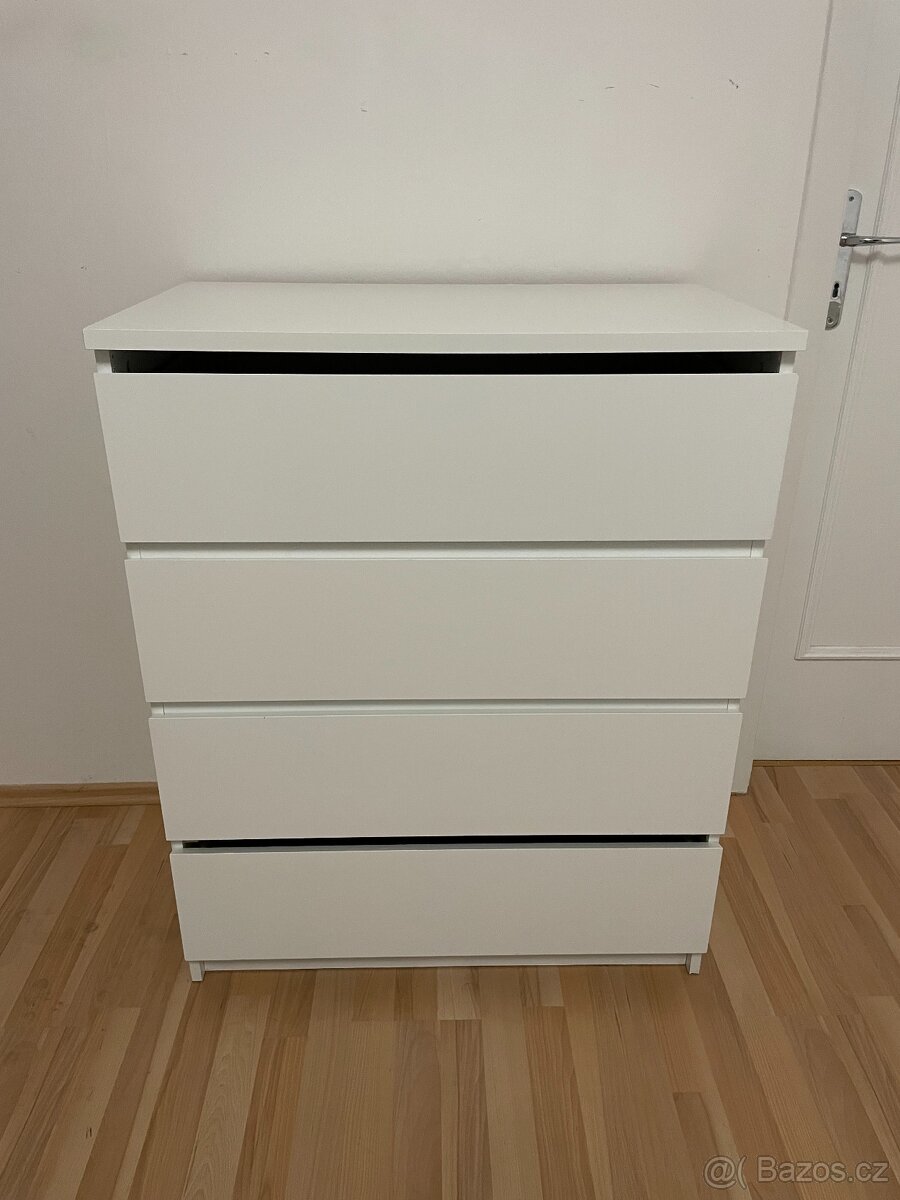 Komoda IKEA Malm bílá 80x100 cm