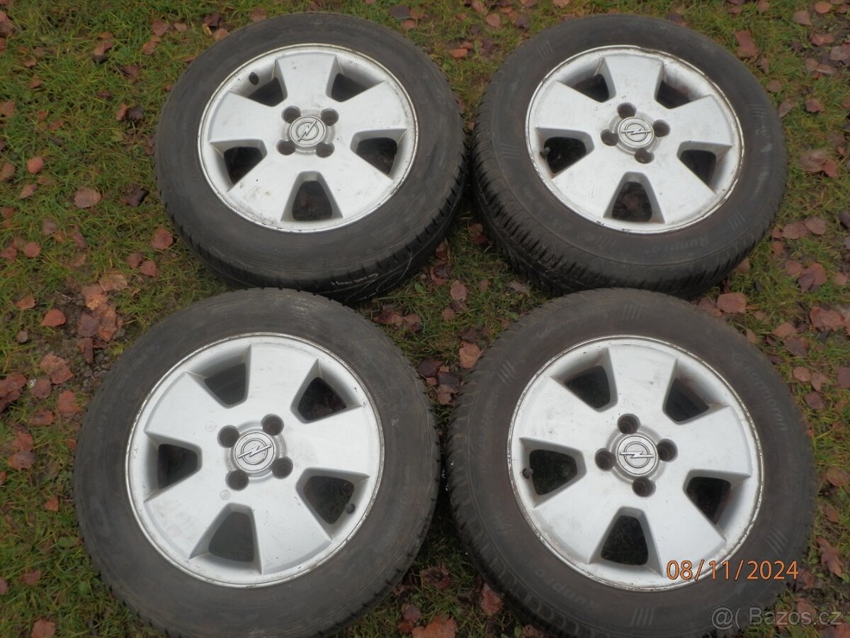 4xObuté letní lité kola na OPEL ASTRA G 195/60 R15