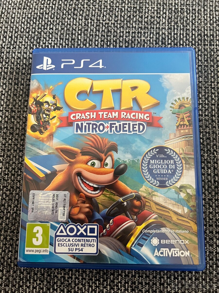 Crash team racing nitro fueled PS4