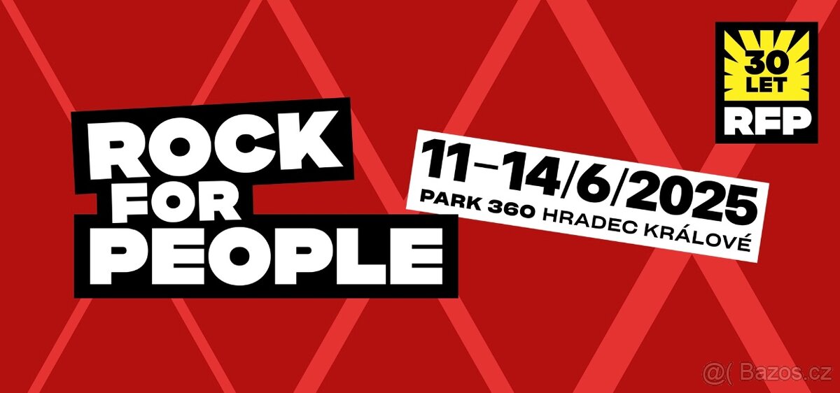 Rock for People 2025-jednodenní na Sobotu 14.6.