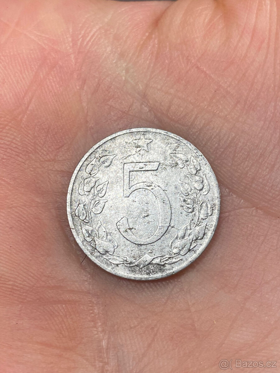 5 haléř 1955