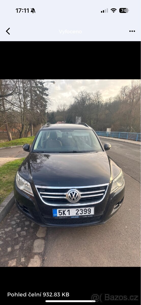 Prodám nebo vyměním VW Tiguan 1.4tsi 110 kw 4x4