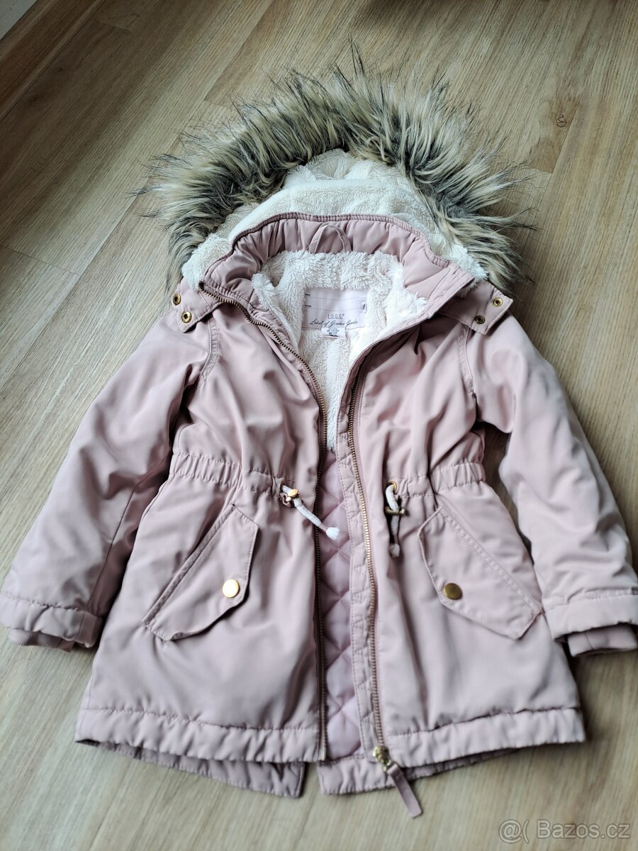 Zimní bunda, parka, vel.110, zn. HM