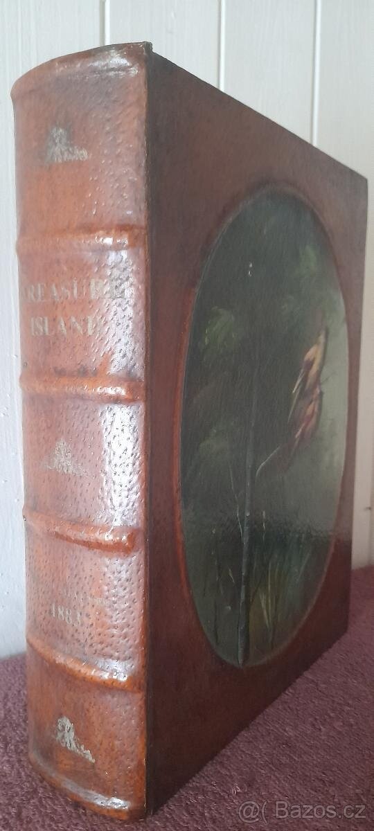 KRABIČKA VE TVARU KNIHY OSTROV POKLADŮ (R. L. STEVENSON, 188