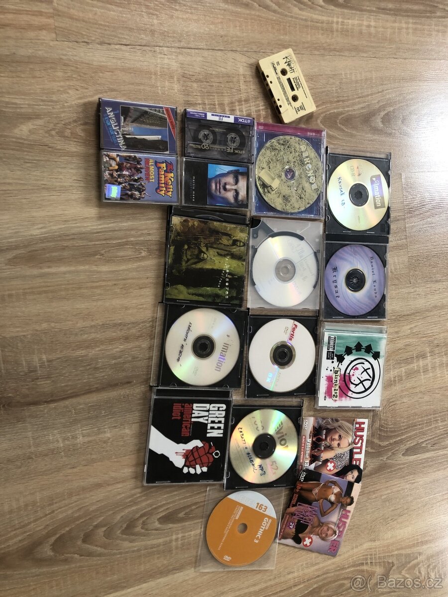 CD,kazety