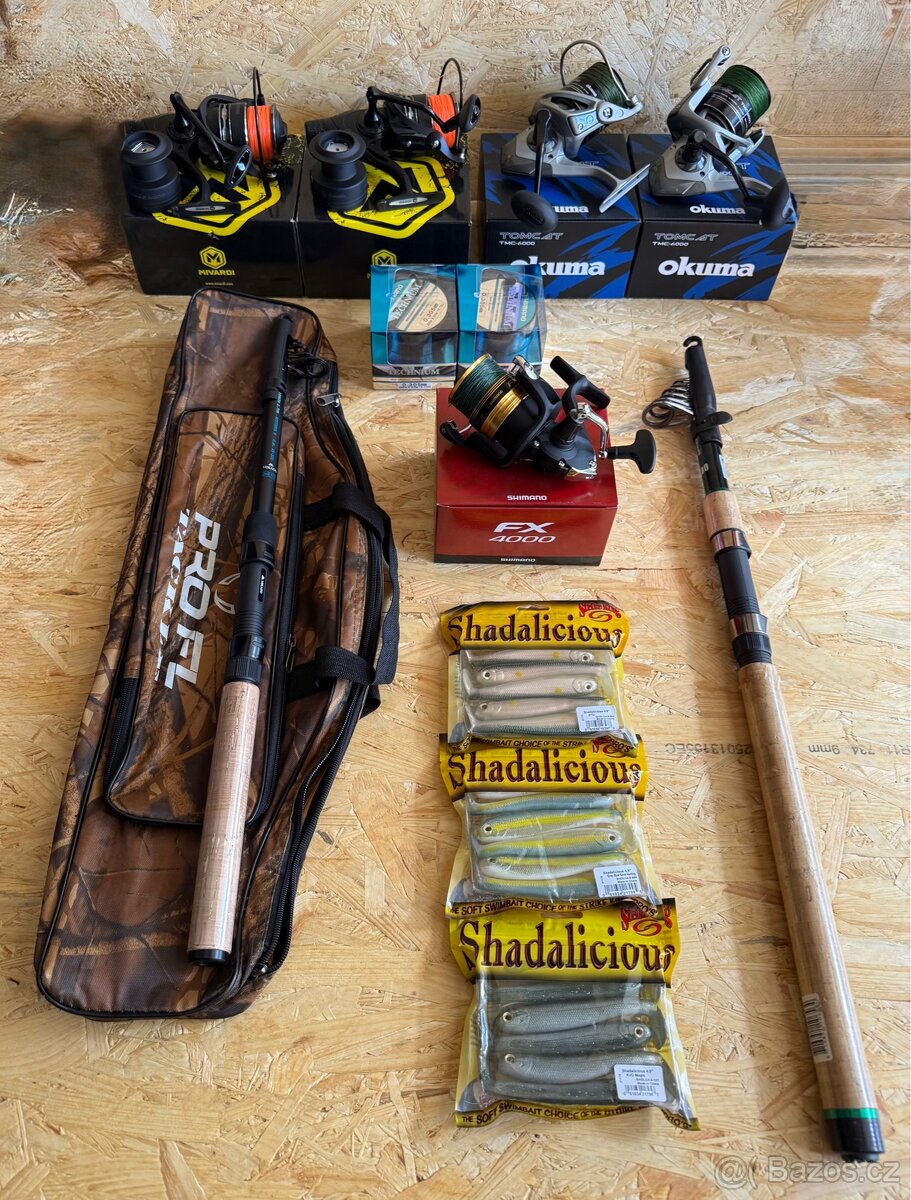 Rybářská výbava na kapry i dravce