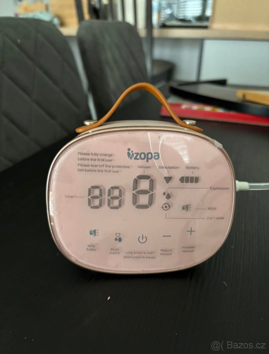 ZOPA Trojfázová elektrická odsávačka mléka Noma Pink