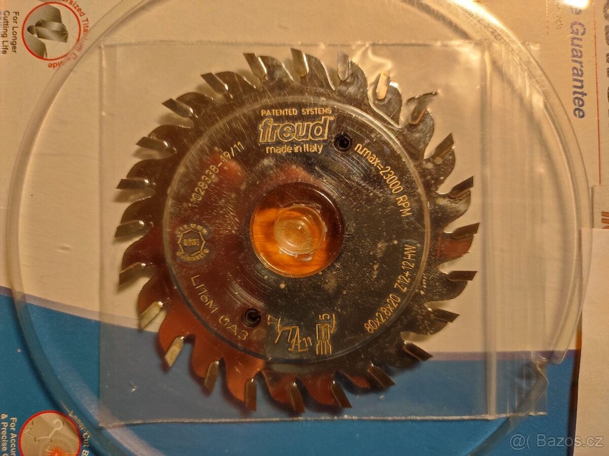 Freud predřezový kotouč 80x2,8-3,6x20 z12+12 WZ FREUD