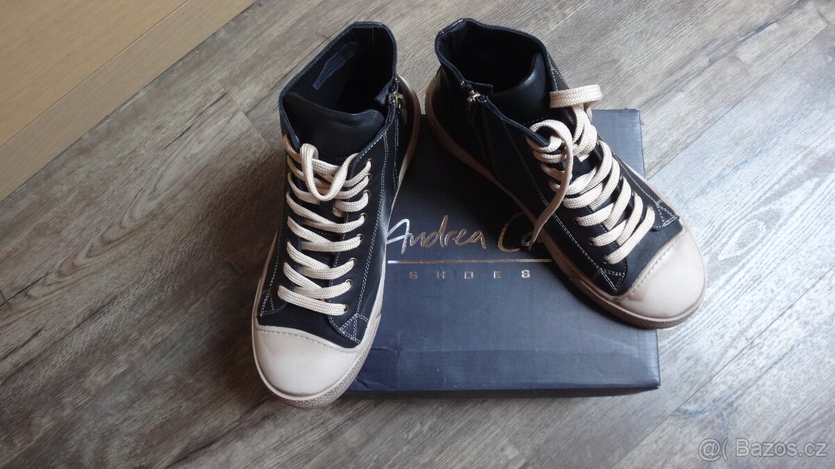 Luxusní celokožené tenisky Andrea Conti 40+41+42