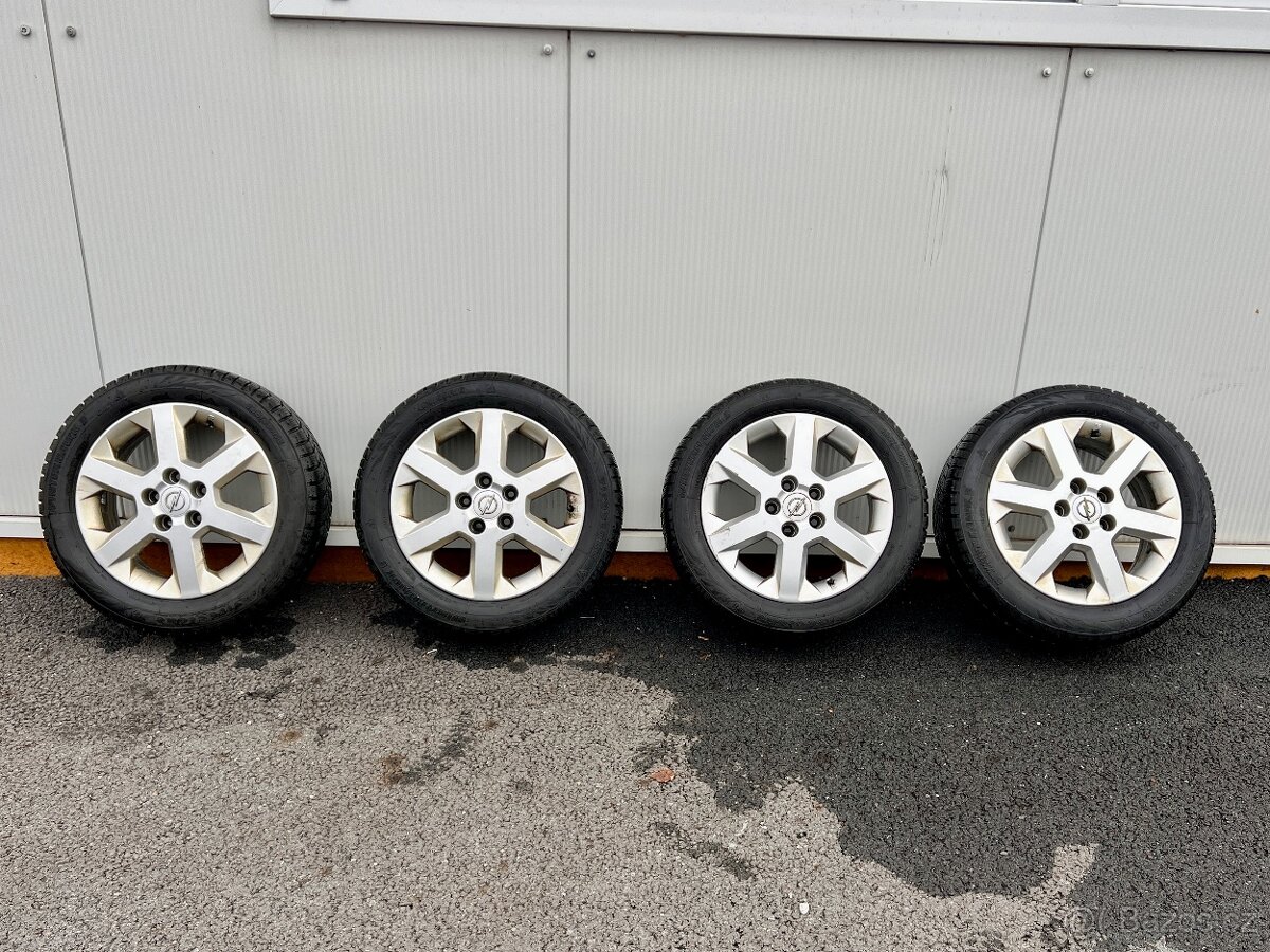Opel 5x110 r16 ET49 sada + zimní pneu