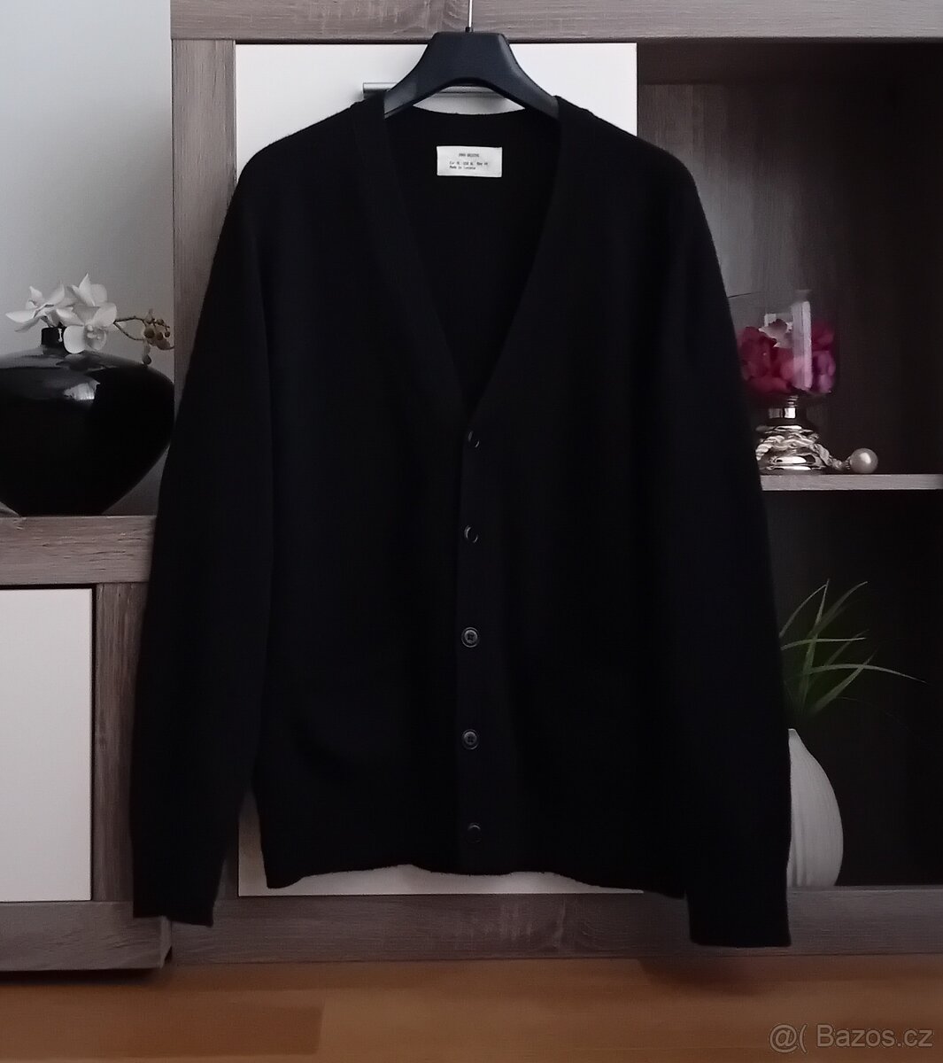 Zara pánský svetr kardigan vel. L/XL 100% vlna