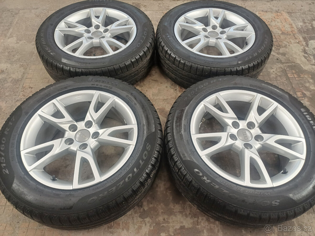 zimni alu 215/60/17 - Audi - 5x112