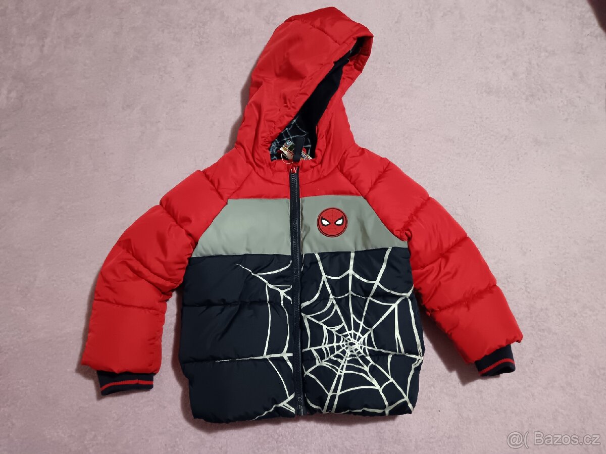 Nová zimní bunda Marvel Spiderman