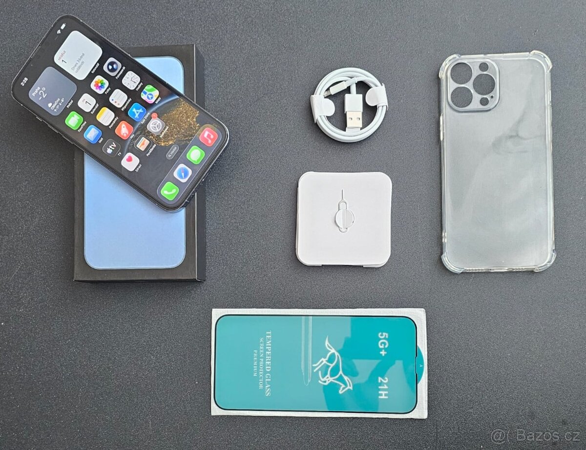 Apple iPhone 13 Pro max modrý 128GB - ako nový