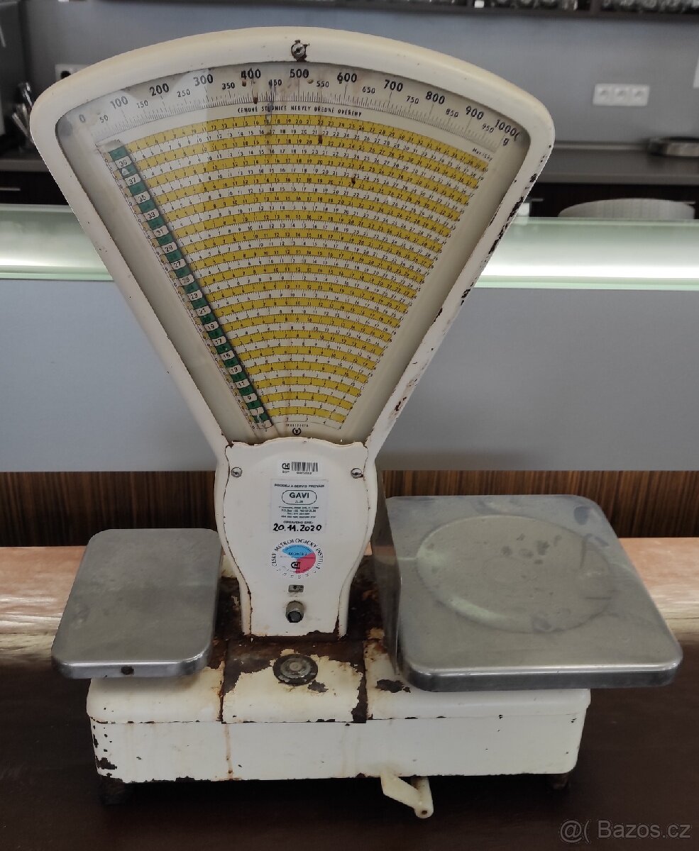 Retro váhy - pravidelně servisované