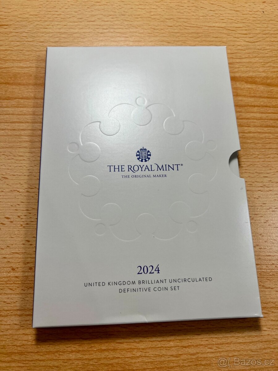 Sada pamětních mincí UK 2024 brilliant