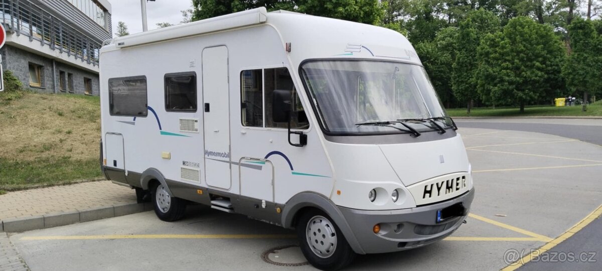 Fiat Ducato Hymer Klimatizace,Francouzská postel, gará