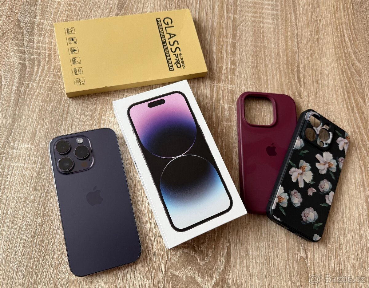 iPhone 14 pro, 128gb, Deep Purple (záruka)