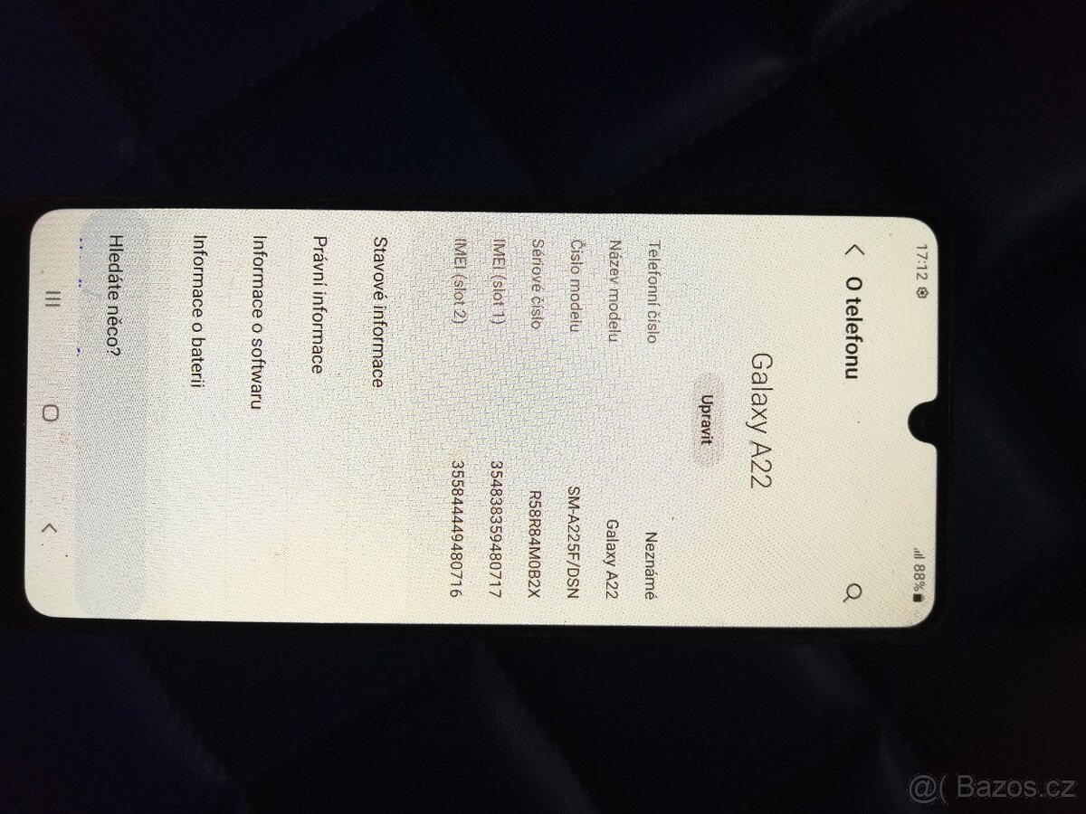 Samsung galaxy a22