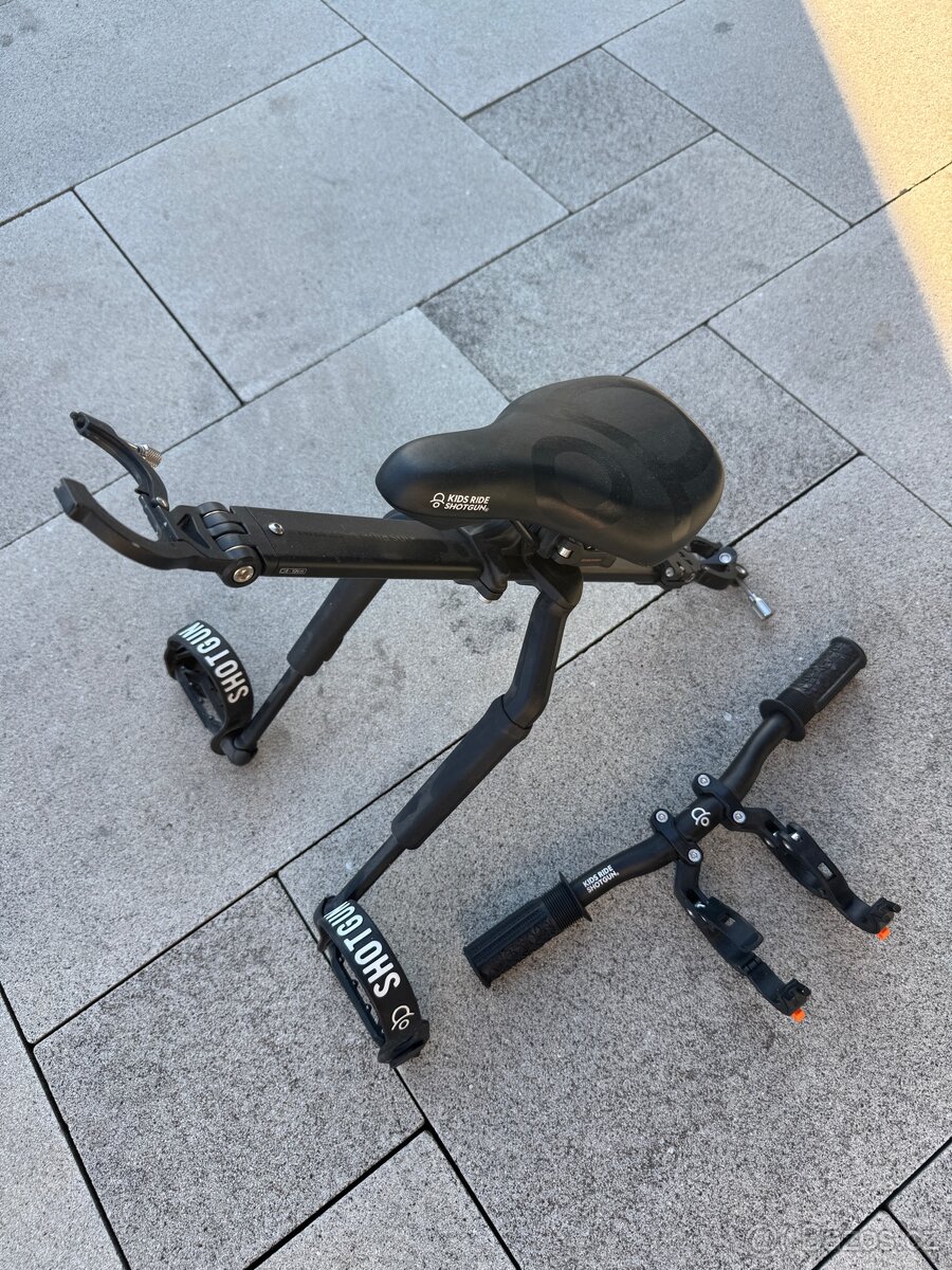 Dětská sedačka a řídítka na rám SHOTGUN Pro Combo