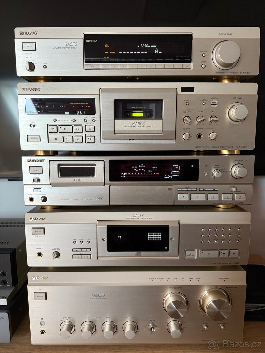 Hifi set Sony es champagne