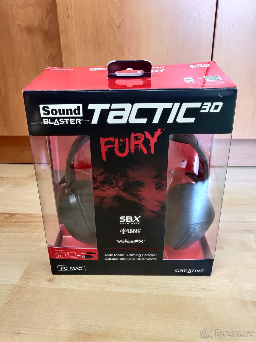 Herní sluchátka Creative Sound Blaster Tactic 3D Fury