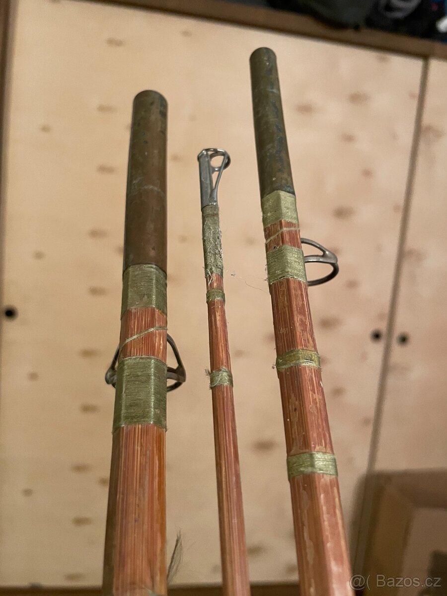 Retro rybářský prut