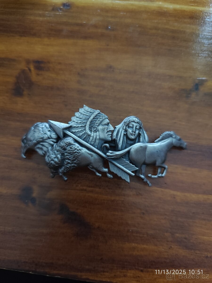 Prodam Westerove velmi unikatni spony do vlasu - kovove 3