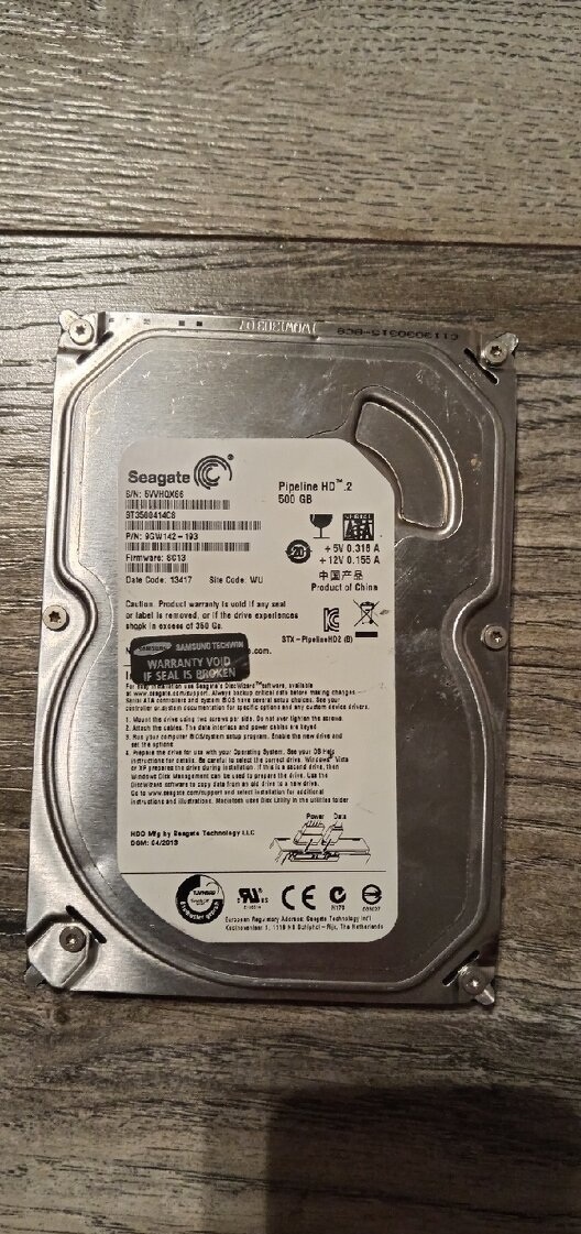 Seagate Pipeline 500GB