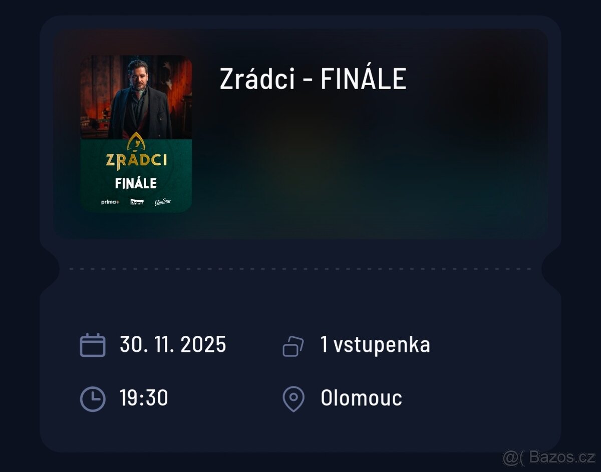 Zrádci finále Olomouc