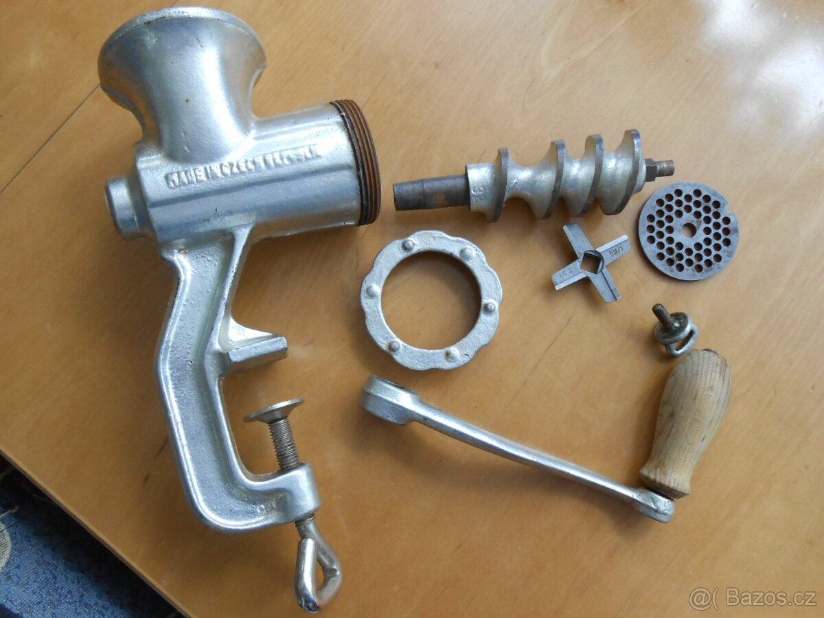 Kuchyňský mlýnek PORKERT 5 Made in Czechoslovakia -zachovalý