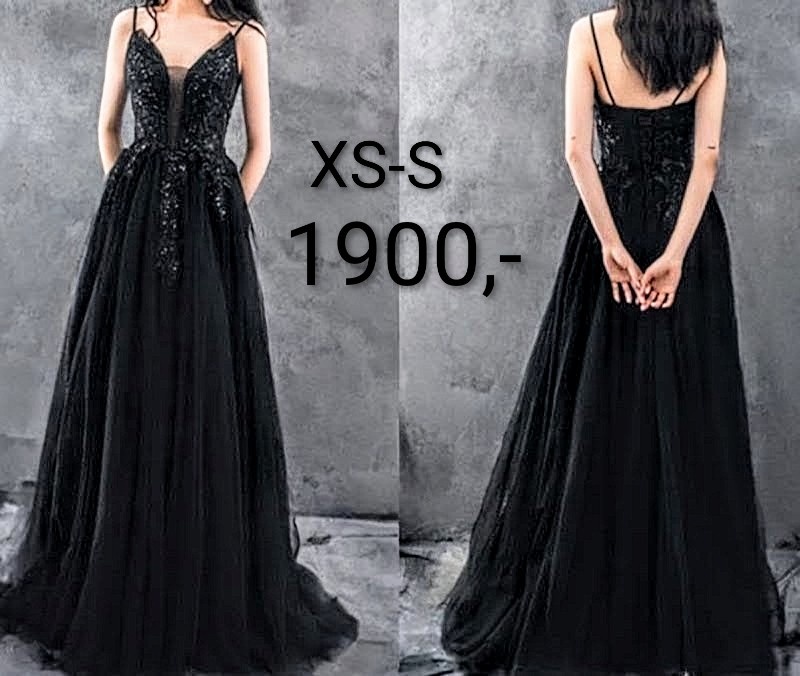 NOVÉ plesové šaty ČERNÉ
