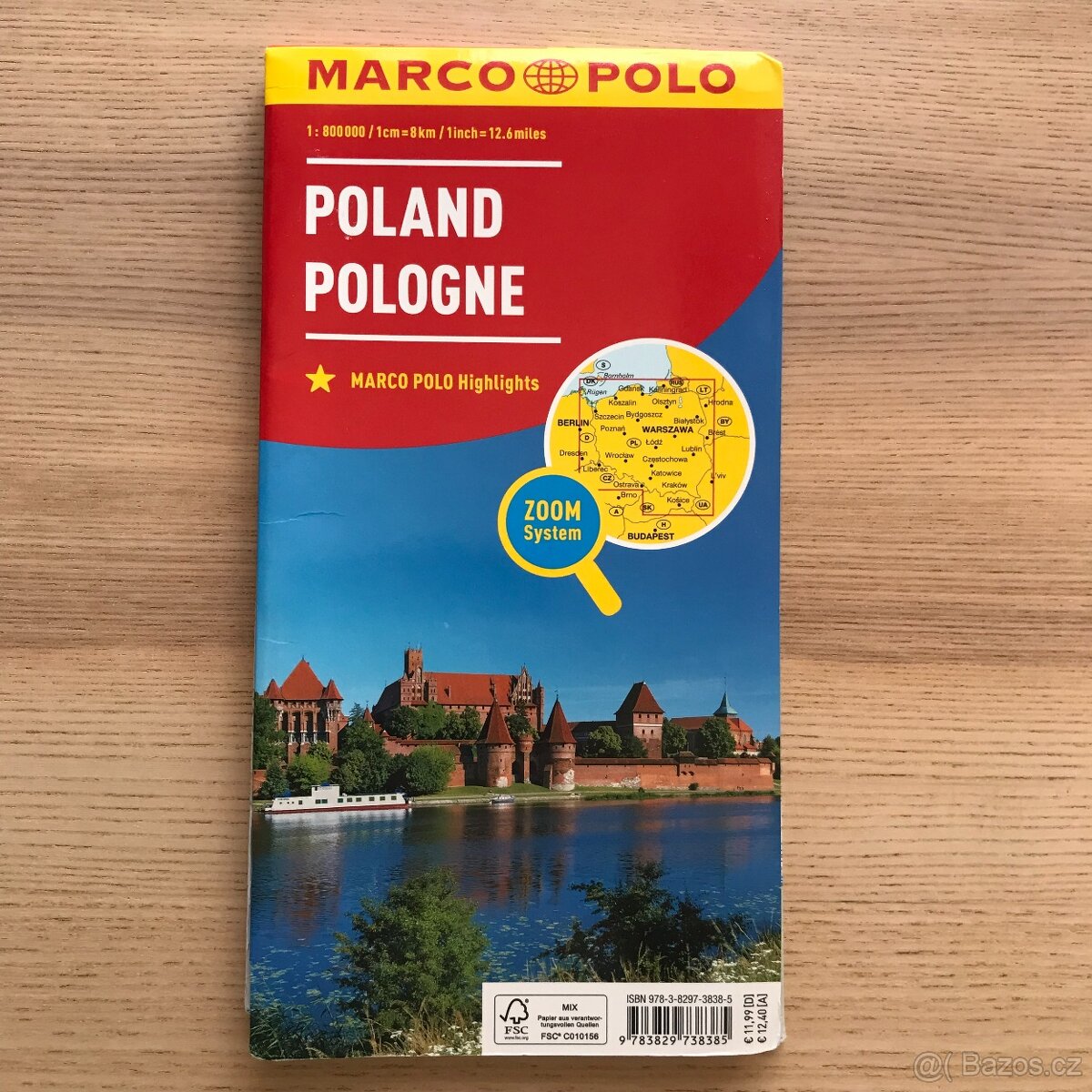 Polsko - mapa 1:800 000