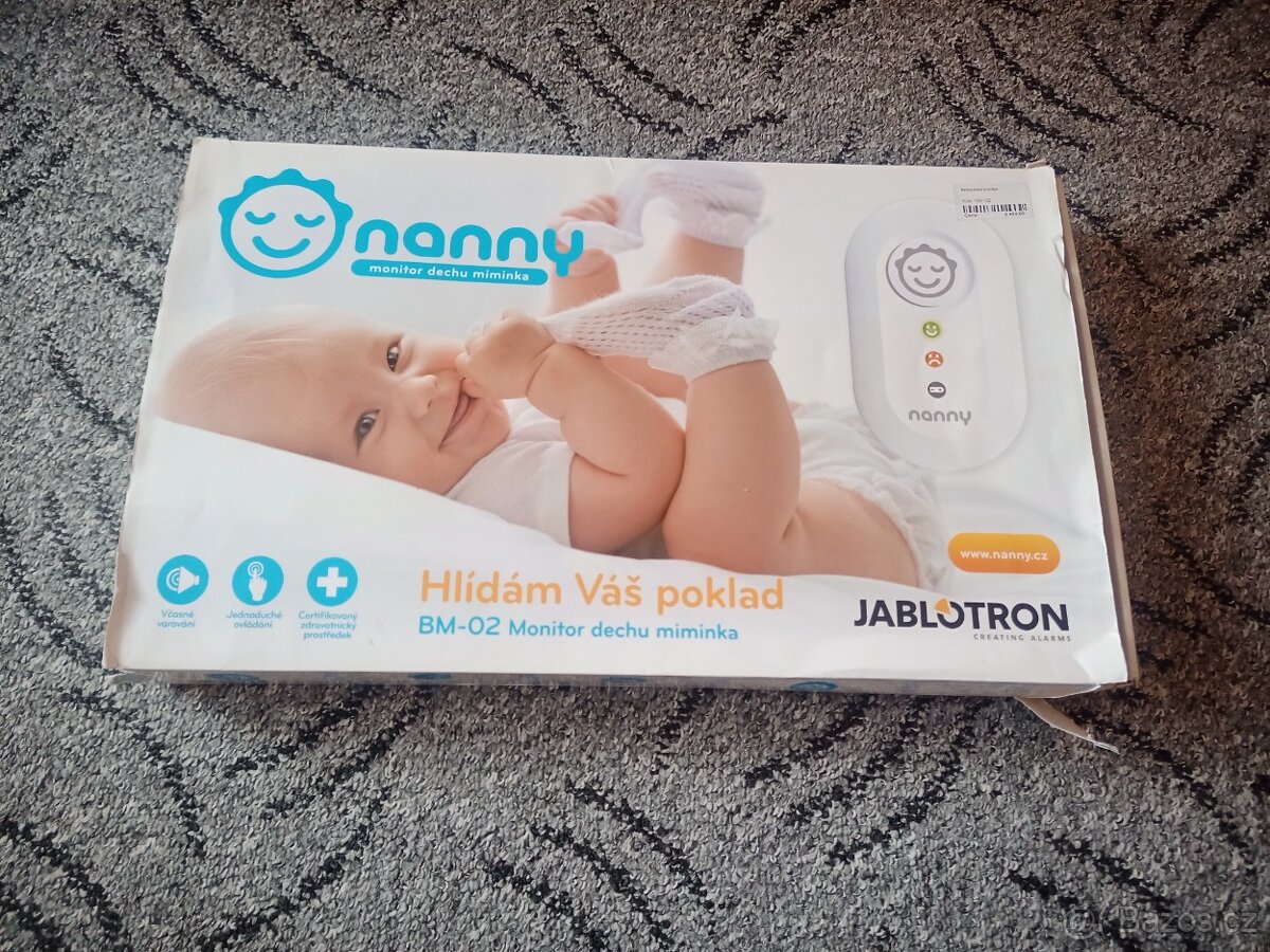 Jablotron Nanny monitor dechu