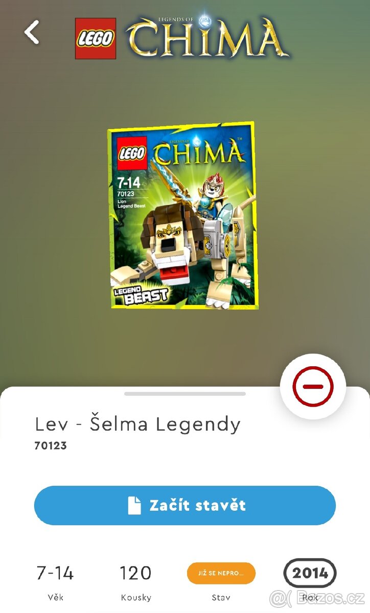 LEGO 70123,70124,70125,70126,70129,70130