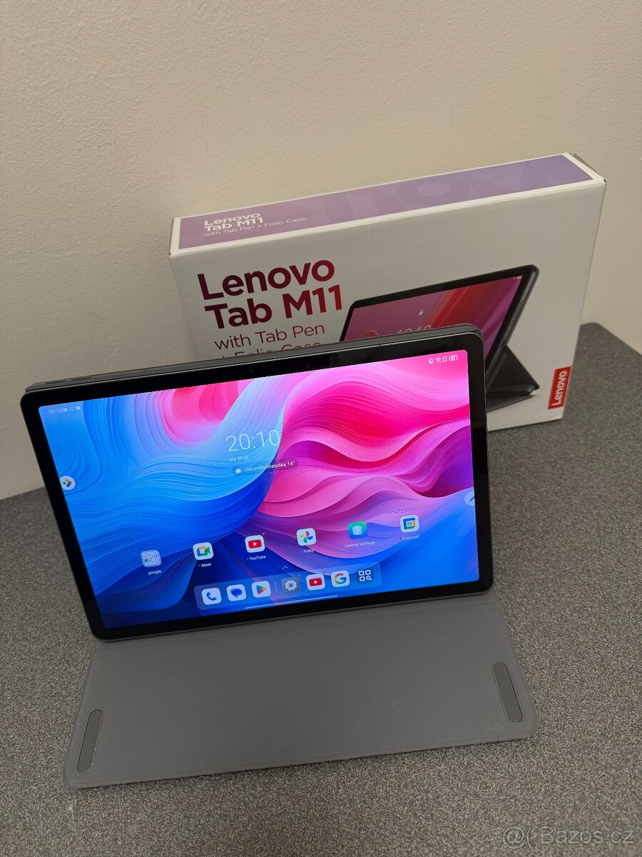 Lenovo Idea Tab M11 + Krabice, obal, tužka