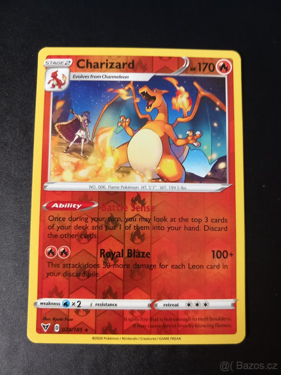 Pokémon KARTA CHARIZARD Holo