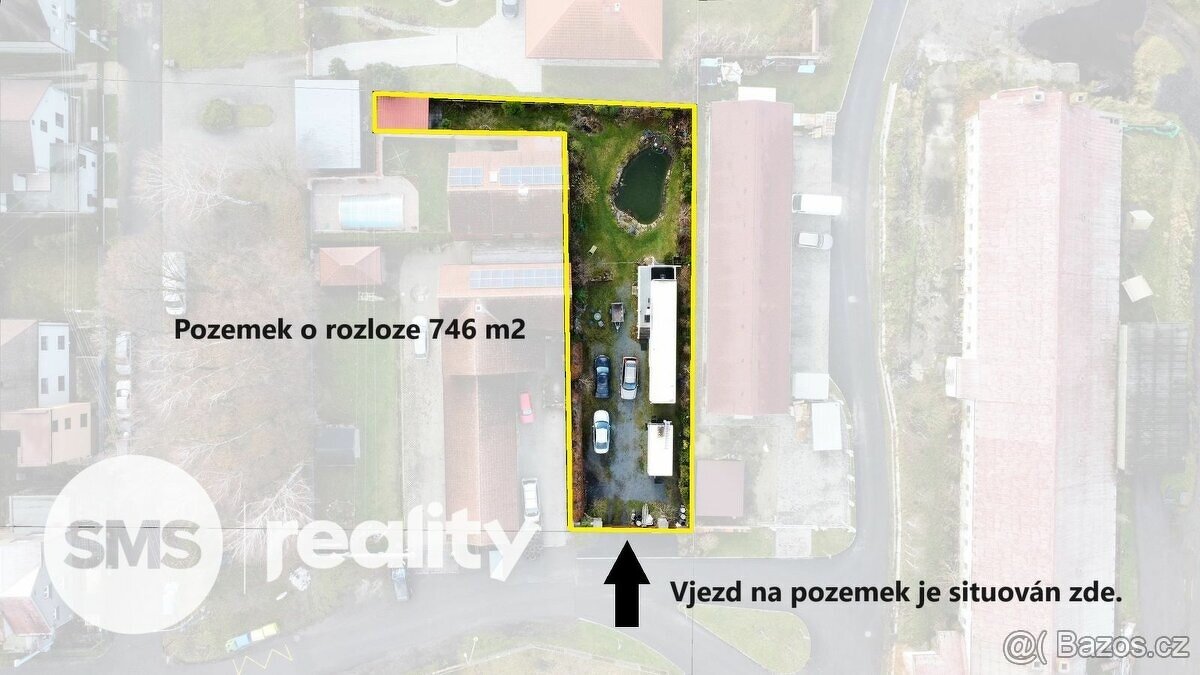 Komerční stavební pozemek 750m2 Proskovice - Ostrava