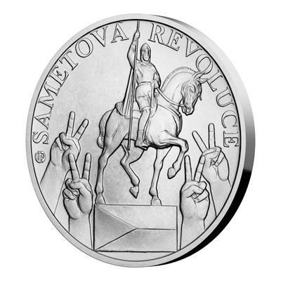 Stříbrná medaile Sametová revoluce (standard)