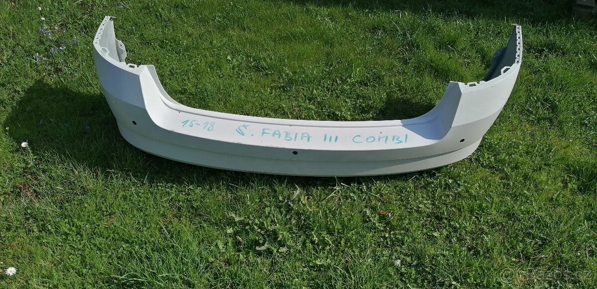 zadní nárazník Škoda fabia 3