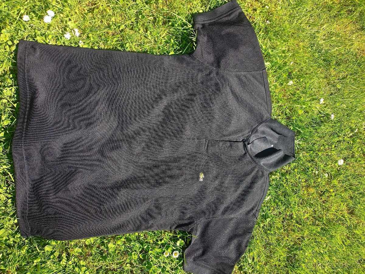 Pánské nenošené černé polo tričko Lacoste,vel. L